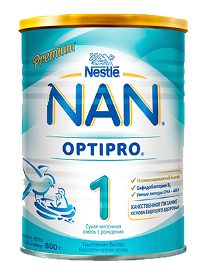 Детская адаптированная молочная смесь NAN 1 800 гр