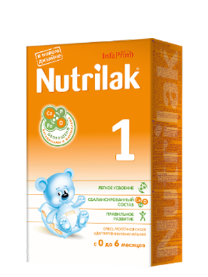 Нутрилак (Nutrilak) 1 смесь сухая молочная адаптированная до 6 мес, 350гр