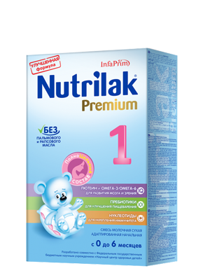 Нутрилак Премиум (Nutrilak Premium) 1 смесь сух. мол. адап. до 6 м., 350гр